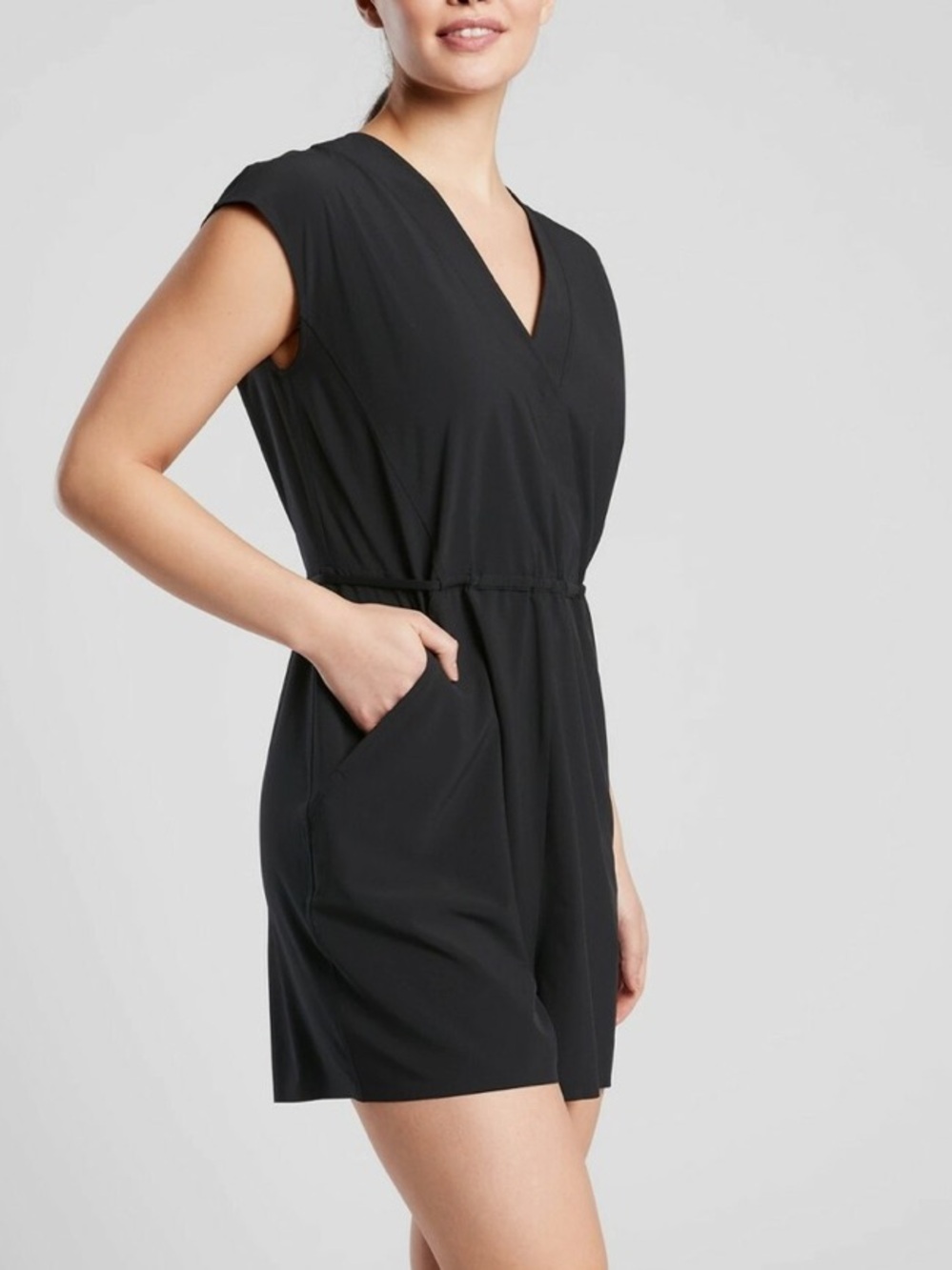 Athleta Black Marlow Romper
